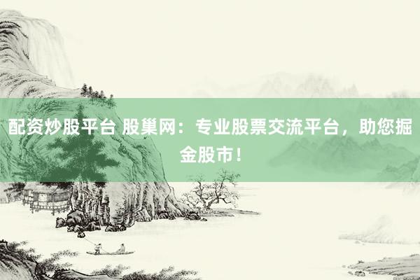 配资炒股平台 股巢网：专业股票交流平台，助您掘金股市！