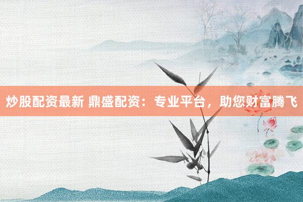 炒股配资最新 鼎盛配资：专业平台，助您财富腾飞