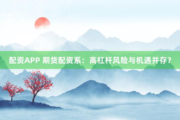 配资APP 期货配资系：高杠杆风险与机遇并存？