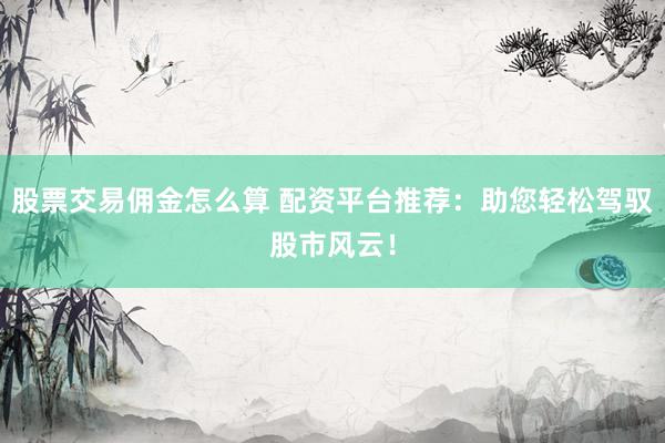 股票交易佣金怎么算 配资平台推荐：助您轻松驾驭股市风云！