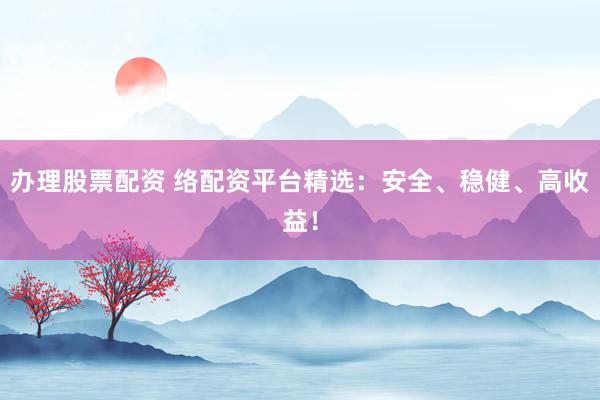 办理股票配资 络配资平台精选：安全、稳健、高收益！